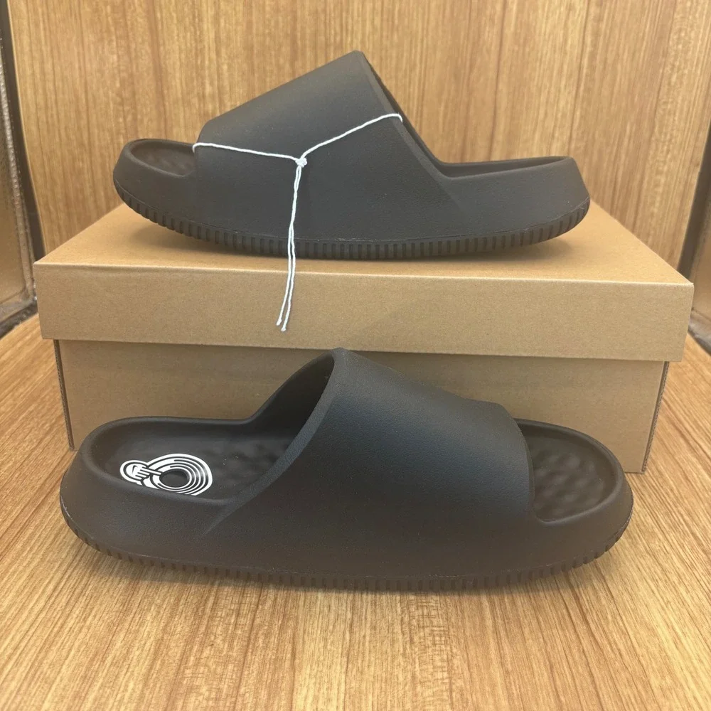 NEW Nike Calm Slide 2.0 Womens Size 9 Black IB7561-001 Foam Sandals